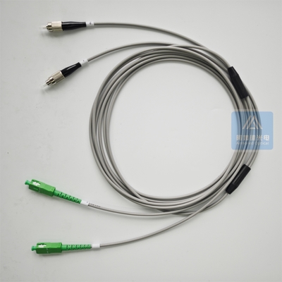 Spiral Armored Fiber Patch Cable Cord 3m 3.0mm Grey PVC Jacket  Micro