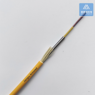 24 Cores SM Outdoor Armored Fiber Optic Cable 5.0mm