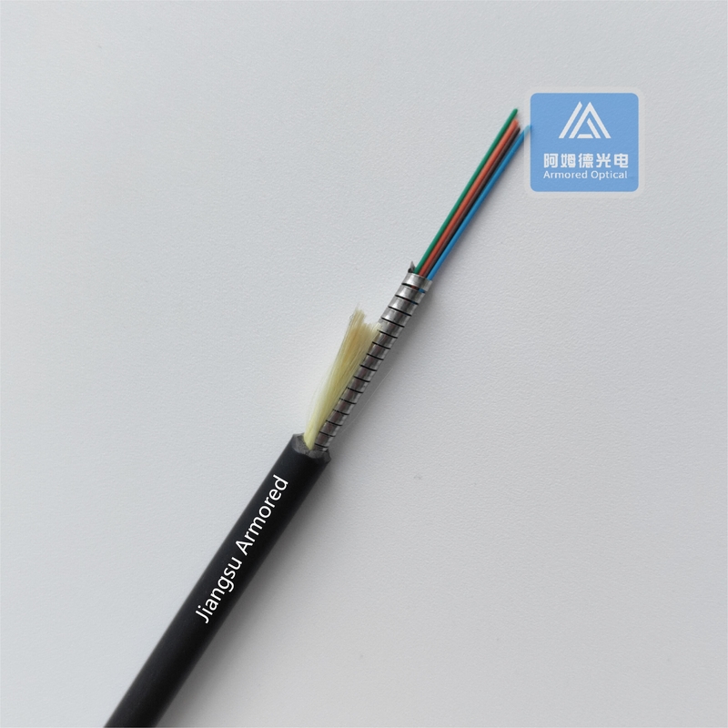 4 Core Armoured Fiber Optic Cable SM CPRI 5.0mm LSZH FTTA Armored Patch Cord