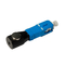 SC Bare Fiber Optic Adapter Simplex PVC / مادة معدنية